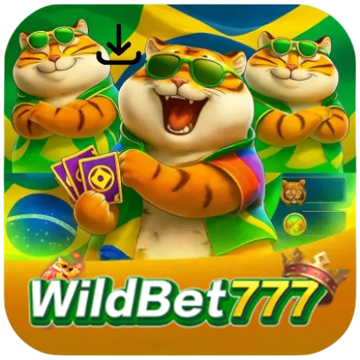 Imagem promovendo download gratuito do app wildbet777